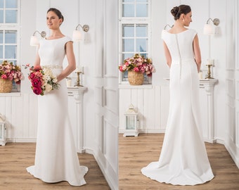 Long Sheath Wedding Dresses